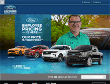 Tablet Screenshot of lecoursmotorsales.ca